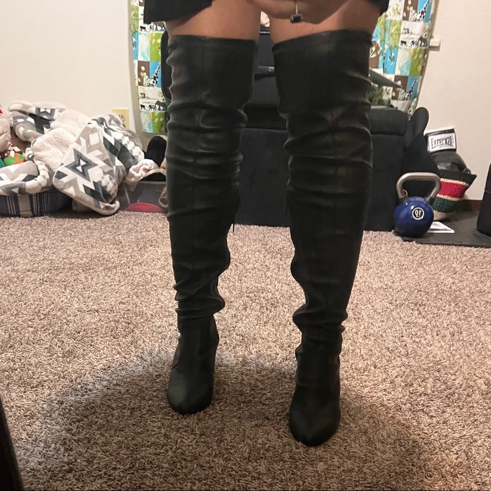 Thigh high boots